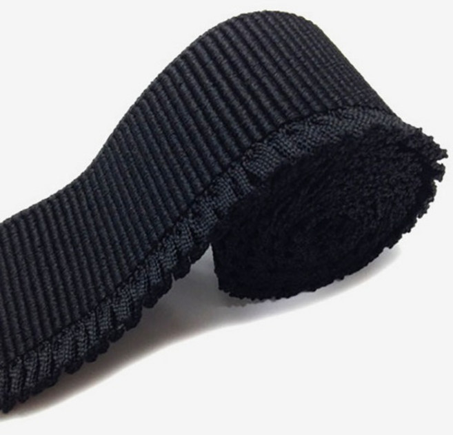 [청라핸즈] 허리고무밴드 고무줄(42mm) 샤링고무테이프-블랙(09-714), 1개