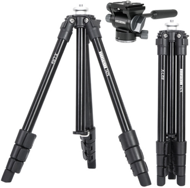 호루스벤누 DGA 747X 삼각대 X-Lite단품+FX-VR1비디오헤드 삼각대-헤드분리형, 선택없음, 1개