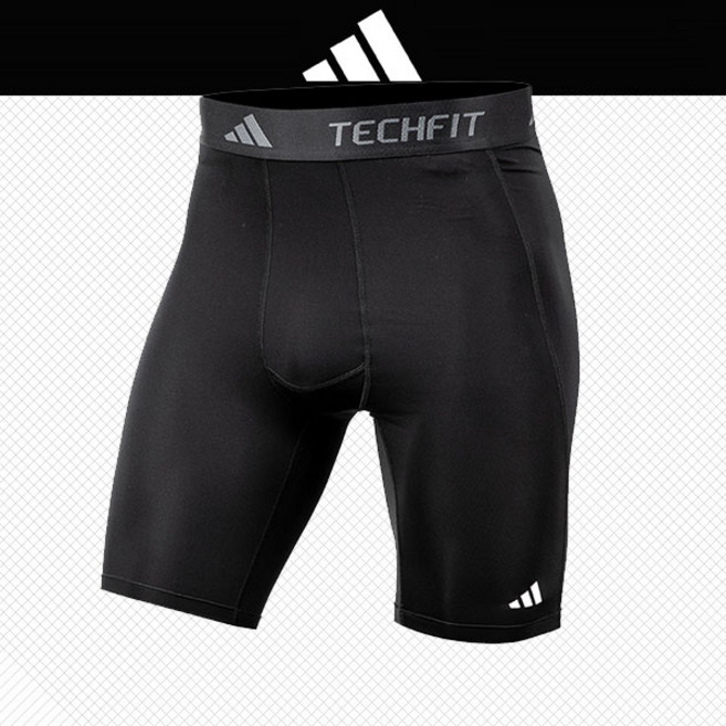 아디다스 스포츠 하프 테크핏 베이스 숏타이츠 헬스복 언더레이어 레깅스