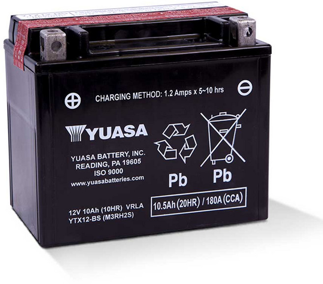 [유아사]에스와이임(SYM) 보이저250(GTS125) - YTX12-BS 배터리, 1개