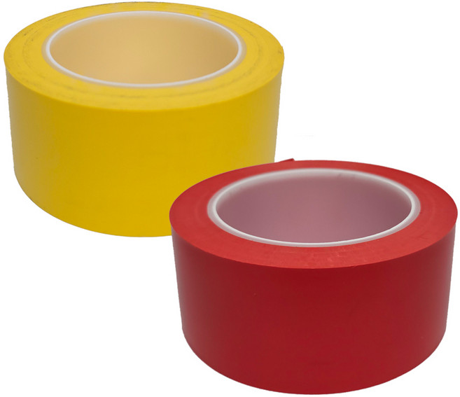 바닥라인테이프 48mm*33m 2개입(노랑/적색)각1개씩