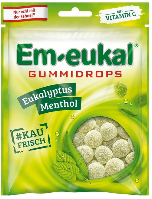 엠오이칼 구미드롭스 유칼립투스 멘톨 90g, 1개 - 쿠팡