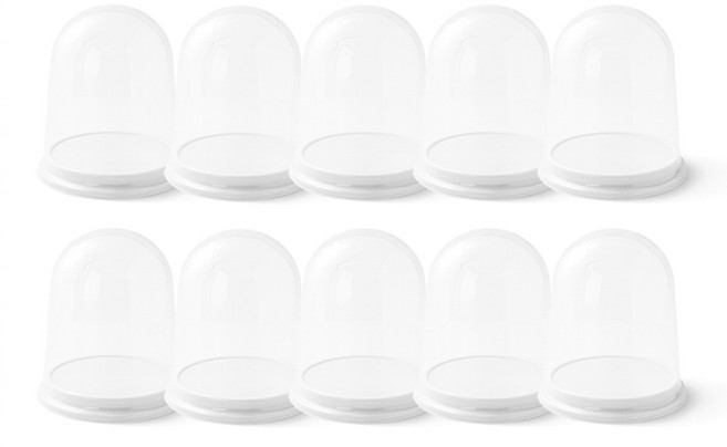 [메잌미] 작품케이스 투명 플라스틱 돔, 10개