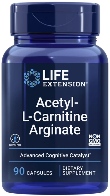 라이프익스텐션 아세틸-L-카르니틴 아르기네이트 캡슐, 90정, 1개 - 쿠팡