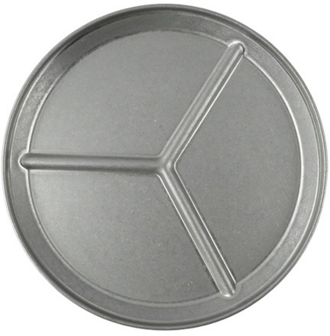 국산 304 스텐 빈티지 3칸 나눔접시 분할 플레이트, 1개