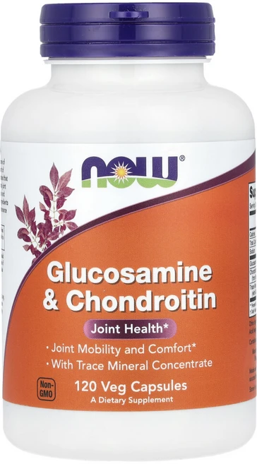 NOW Foods 글루코사민 및 콘드로이틴 베지 캡슐 120정, 1개 - 쿠팡