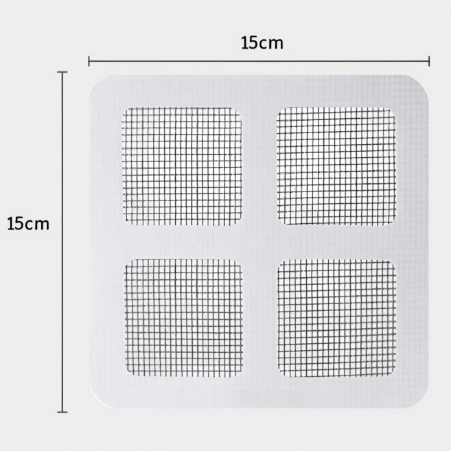 배수구 거름망 싱크대 머리카락 필터 욕실 하수구 막힘방지 일회용 20매 대용량 15x15cm