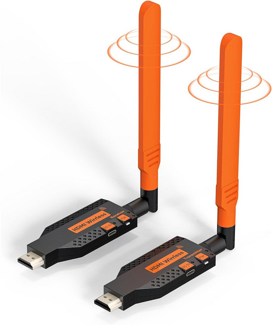 HDMI 무선 송신기 150M 송수신기 무선 HD 1080P 비디오 오디오 송수신기, 1개의 송신기+ 1개의 수신기, 1개