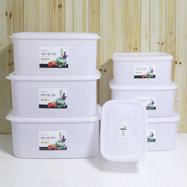 한진 신선밀폐통8호 김치통18리터 신선백밀페 신선다용도백밀폐 하얀통