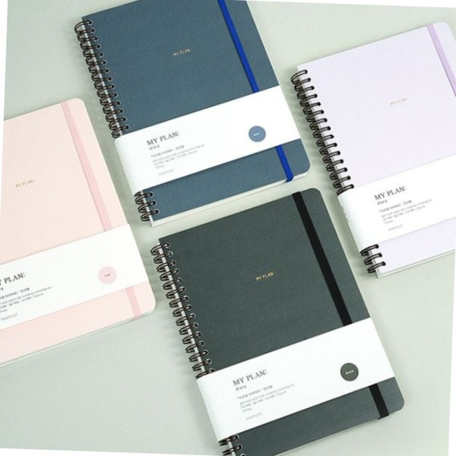 마이플랜 스프링 밴드 만년형 다이어리 학생 직장인 스케줄러 플래너 업무용수첩