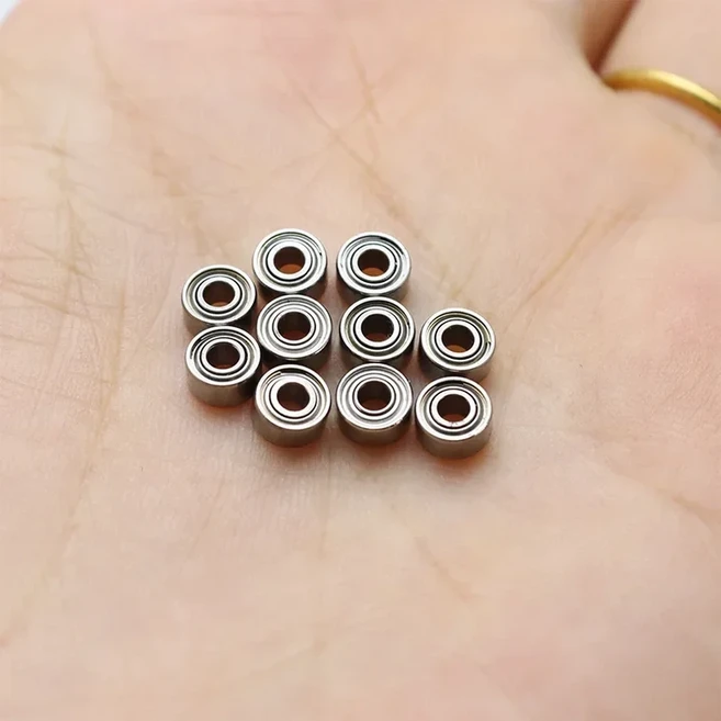 10pcs 소형 볼 베어링 3x7x3 자전거 RC 자동차 장난감 608 zz, 01 10 개, 01 ID 2x5x2.5mm