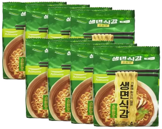 (상온)[풀무원]생면식감순한맛4개입x4, 8개