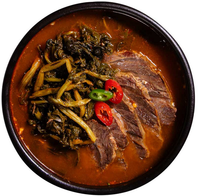 아빠식당 얼큰 소고기 시래기 국밥, 5개, 600g