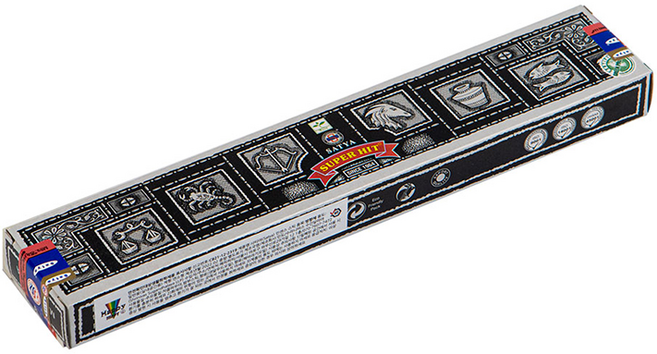 수퍼히트 인센스 스틱 15g 사티야 나그참파 Super Hit