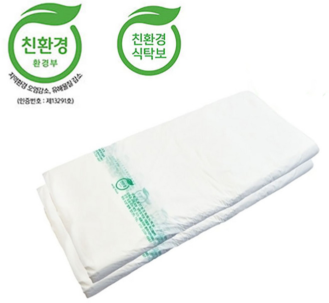 일회용 친환경 생분해성 식탁보 평판형, 1개, 100개입