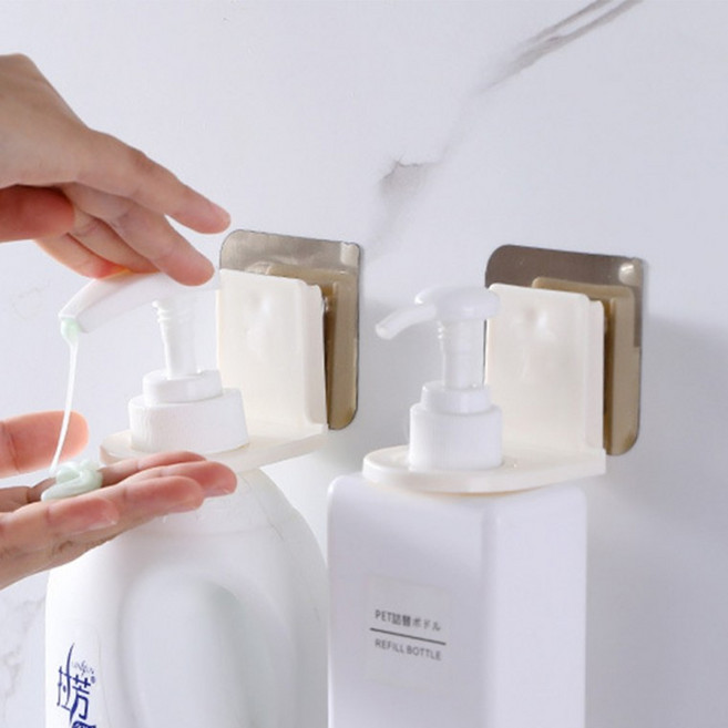 욕실 접착식 샴푸 거치대 홀더 다용도집게걸이 다용도걸이집게 집게 걸이, 1개, 상세페이지 참조