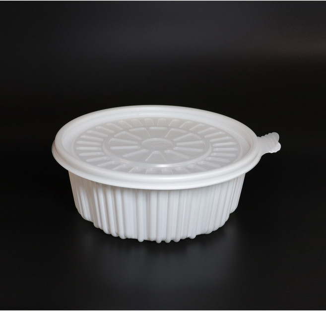 225파이 탕용기 소 화이트 200세트 - 감자탕 마라탕 갈비탕 찜닭포장용기, 1개, 200개