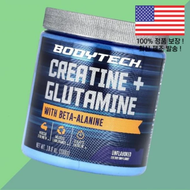 바디테크 크레아틴 아미노산 글루타민 L글루타민 엘글루타민 베타알라닌 무향 10.8온스 306g BodyTech Creatine Glutamine With Beta Alanine, 바디테크 크레아틴 아미노산 글루타민 L글루타민 엘글루타 - 쿠팡