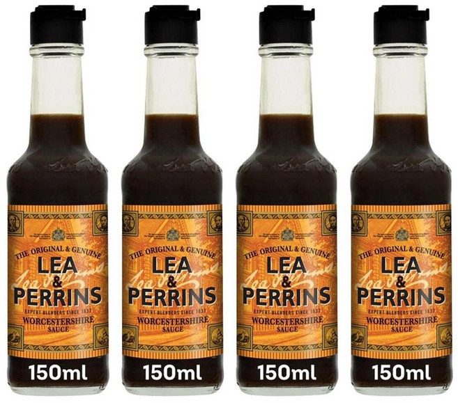 리앤페린스 우스터소스 150ml 4팩 Lea & Perrins Worcestershire Sauce, 4개
