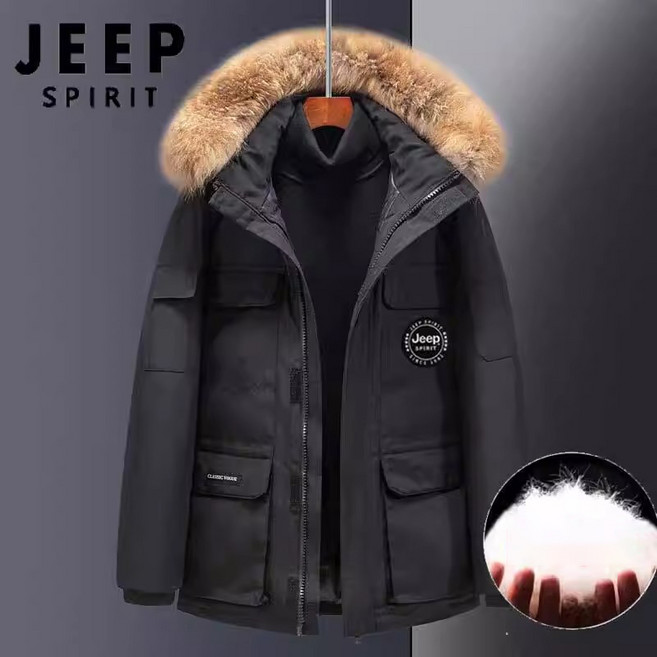 지프스피릿 남성 겨울 오리털 패딩점퍼 바람막이 자켓 6763