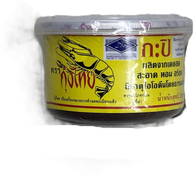 태국 새우젓 가피 쏠티드 쉬림 페이스트 할랄 / Thai Salted Shrimp Paste Halal, 200g, 1개