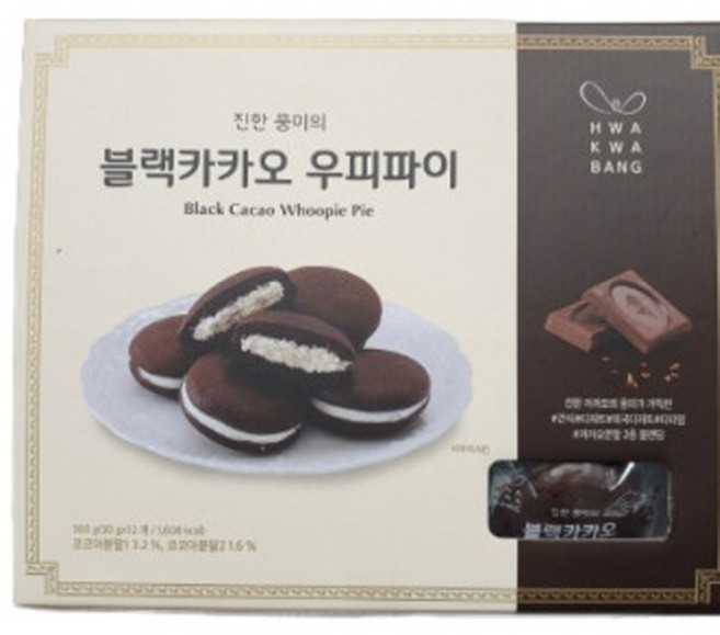 화과방 블랙카카오 우피파이, 30g, 24개