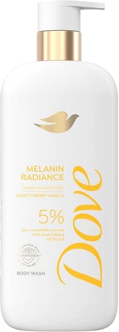 Dove 멜라닌 래디언스 바디워시 547ml 18.5 액량 온스, 1 - 쿠팡