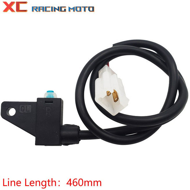 오토바이 ATV 스쿠터 좌우 전방 후방 브레이크 정지 등 스위치 누름 버튼 전기 자전거 더트 바이크 부품, 02 Right, Right, 1개