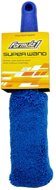 Formula 1 超細纖維鋼圈輪胎刷 柔軟不刮傷 輕鬆清潔輪胎縫隙 汽車美容必備, 藍色, 1支