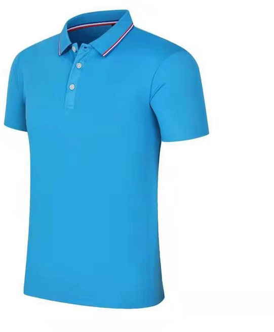 nnn0828 專業POLO衫 工作服 短袖翻領 團體公司製服 透氣舒適 情侶款, 淺藍,L