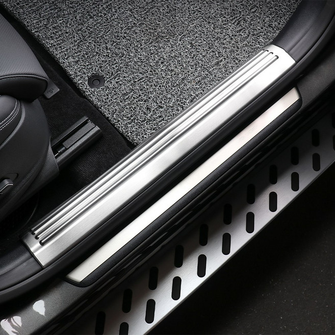 카스타 호환 GV70 튜닝 도어스커프 커버 내부 몰딩 차량 용품, 기타