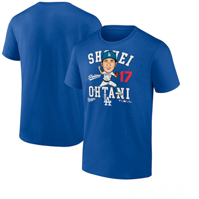 파나틱스 오타니 반팔티 LA 다저스 오타니쇼헤이 홈타운 캐리커쳐 티셔츠