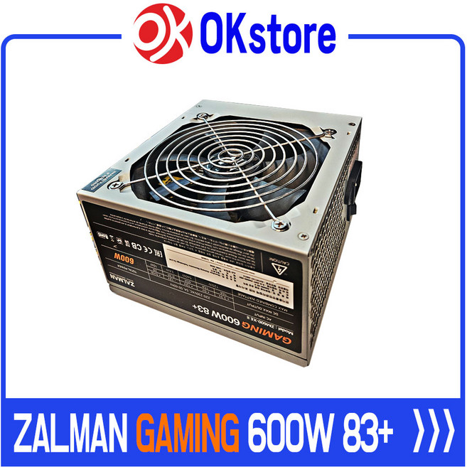ZALMAN GAMING 600W 83+ ZM600-XE II POWER