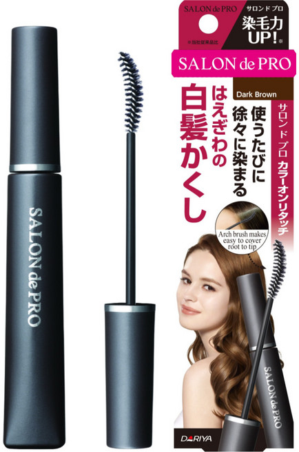 살롱드프로 새치커버 마스카라 워터프루프 4종 15ml, 다크브라운, 1개
