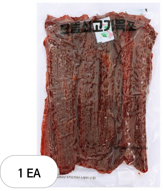 신화엠에스 으뜸 쇠고기육포, 1kg, 1개