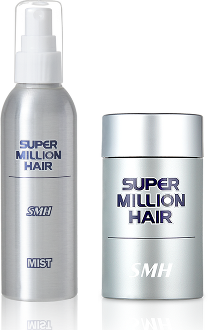 [공식정품] 슈퍼밀리언헤어 흑채+전용미스트, 흑갈색 Dark Brown, 1개