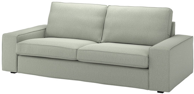 이케아 쉬비크 3인용소파 패브릭쇼파 라이트그린, 1개