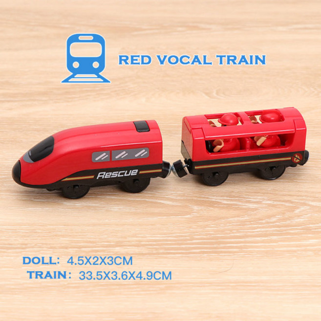 다이캐스트 RC 전기 기차 세트 원격 제어 기관차 자기 다이 캐스트 슬롯 장난감 나무 철도 트랙, [04] truck remote set