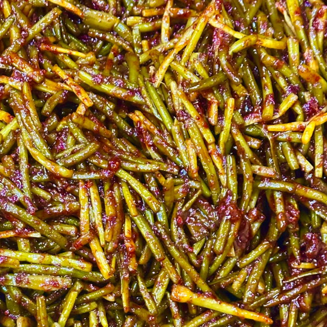 맛도리반찬 LK 새콤달콤 마늘쫑무침 대용량 업소용 반찬, 1개, 4kg