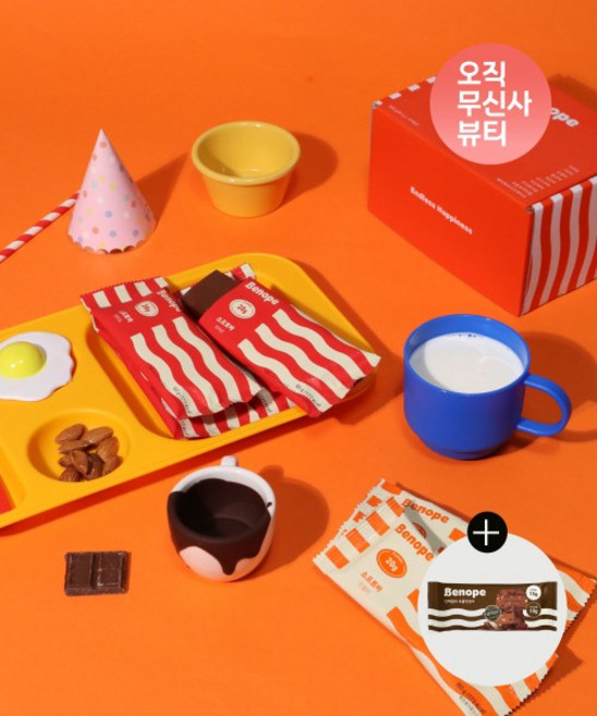 BENOPE [10개입] 단백질바 소프트바 10가지 맛 1팩 214602 {MH}, 60g, 1