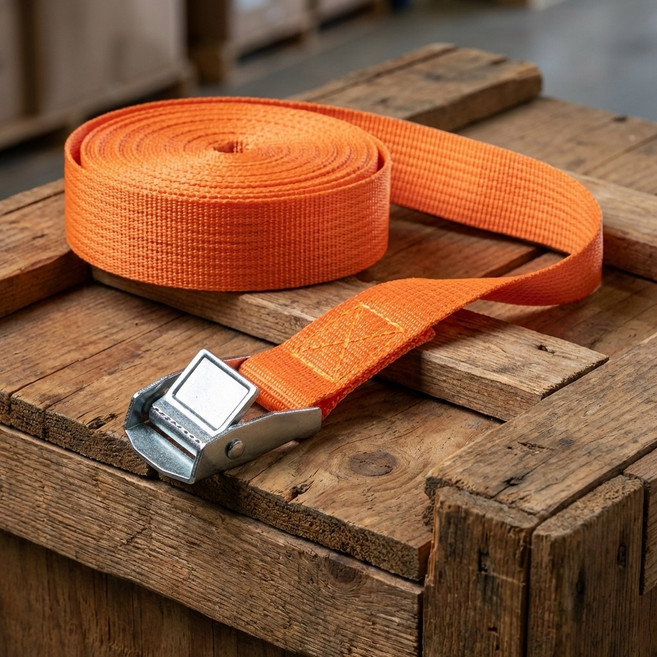 화물 짐 고정 깔깔이바 캠버클 스트랩, 2개