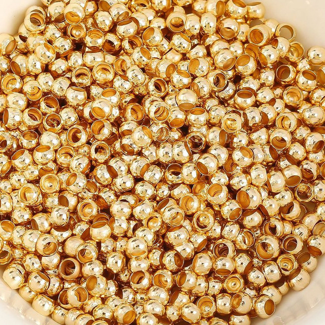 [루앤블리] 고정용 마감 메탈 누름볼 외경 2-4mm 3g 악세사리부자재