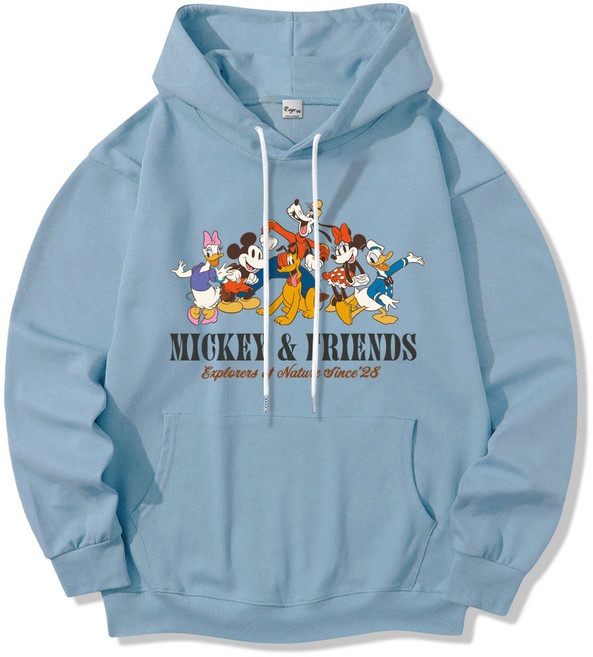 일루소 디즈니 소프트 특양면 미키와프렌드 후드티