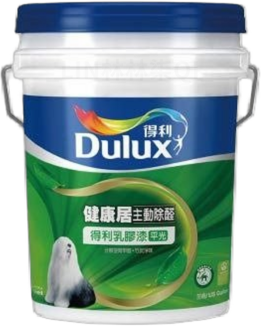 得利健康居除甲醛乳膠漆5加侖裝買1送2大優惠, 1個, 額外優惠：支架+印花滾頭*2組