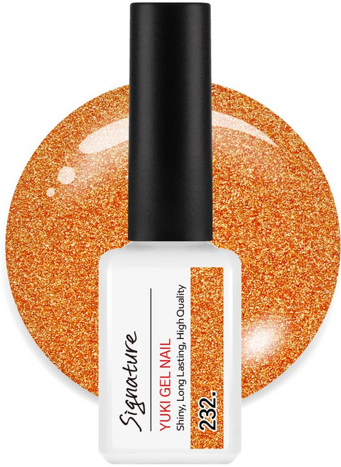 유키 시그니처 컬러젤 7g 1호~310호, 1개, 유키 시그니처 232호 아우로라오렌지