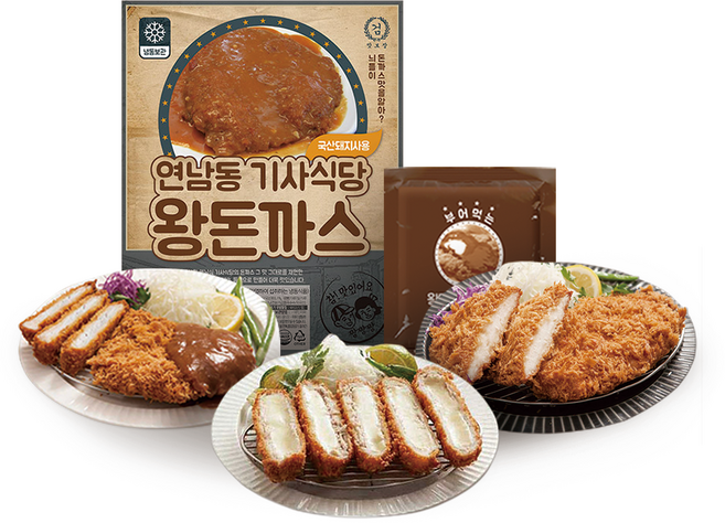 연남동 기사식당 왕돈까스, 330g, 1개