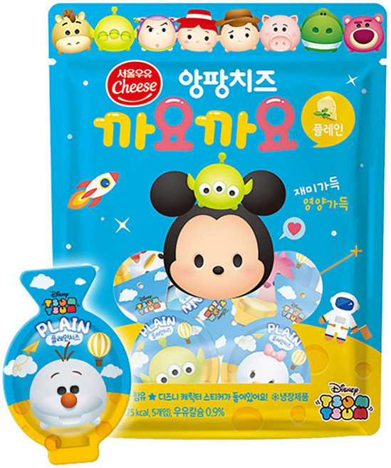 서울우유 까요까요 앙팡치즈 3종 (플레인+초코+딸기), 1개, 플레인72gX3개, 72g