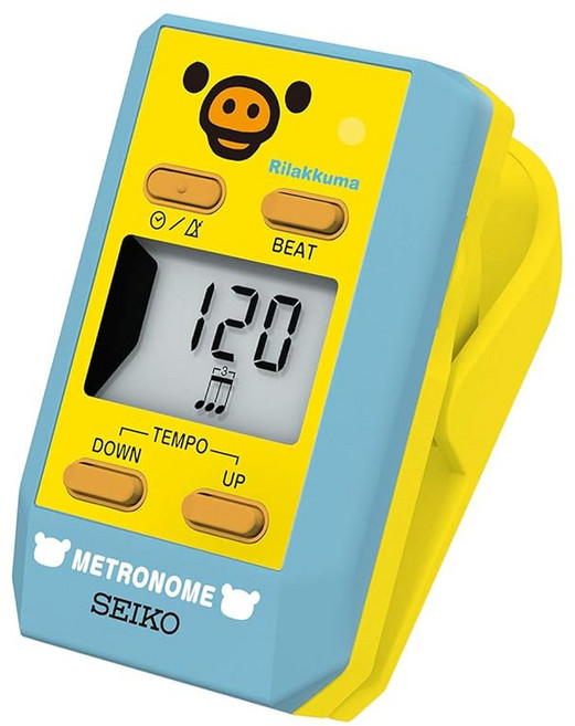 SEIKO DM51RKL 시계 첨부 클립 메트로놈 DM51 키이로이트리 모델 세이코, 1개, 상세페이지 참조