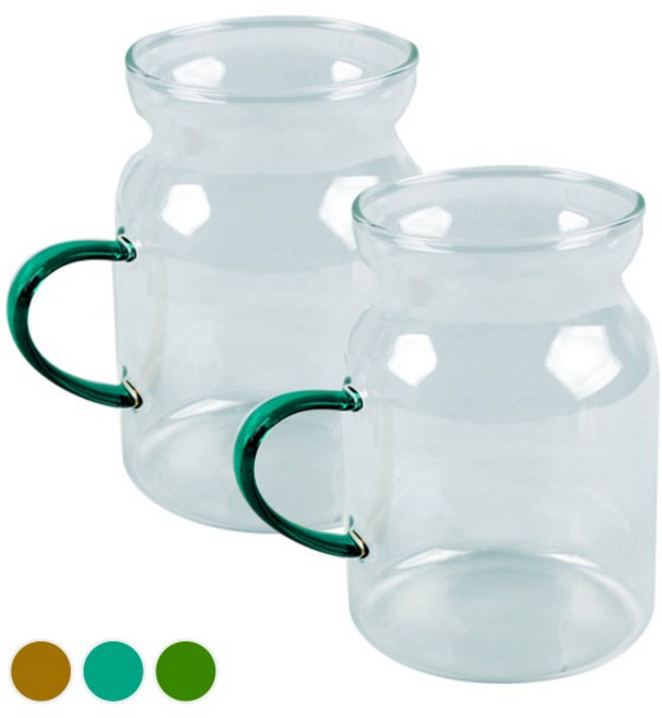 레벤호프 밀크머그잔 500ml, 블루, 2개