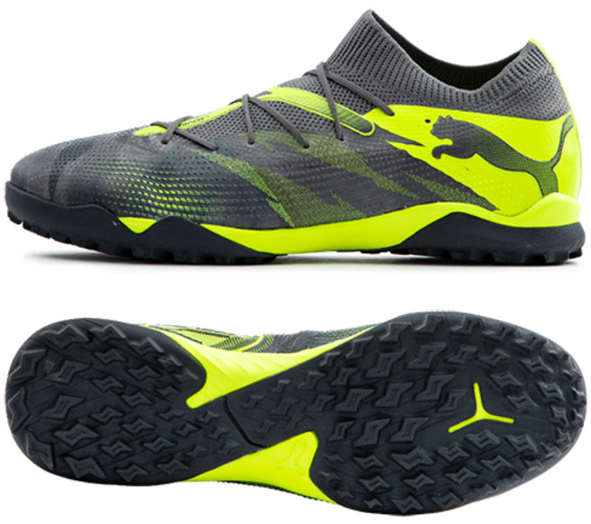 푸마 남성 풋살화 퓨쳐7 매치 러쉬 TT 블랙 형광